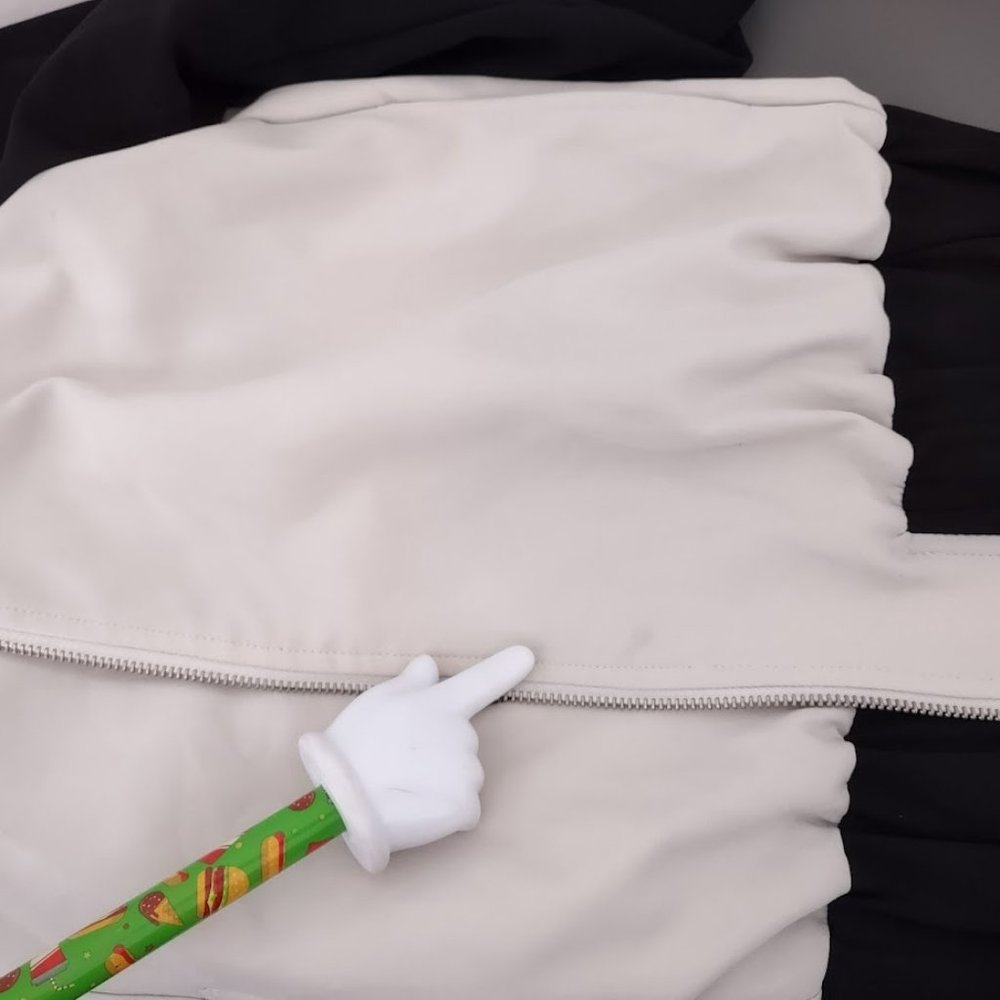 Shift Color Blocked Bomber Jacket - Picture 11 of 14